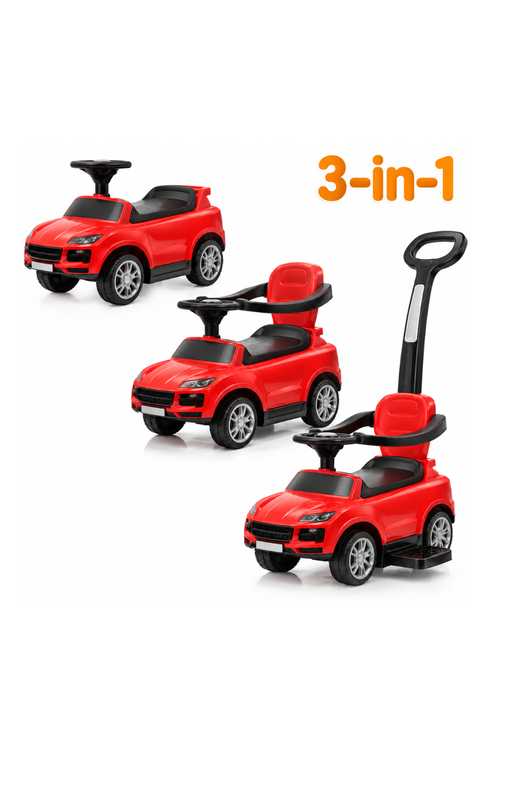 Porsche Cayenne Push Car With Shade Red – 3228C