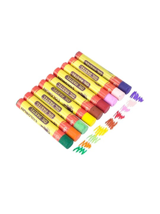 Deli Oil Pastel 12 Colors Assorted EC20200