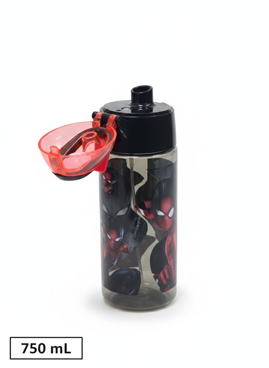 Spider-Man Kids Water Bottle – 750ml Premium Leak-Proof Sports Flask