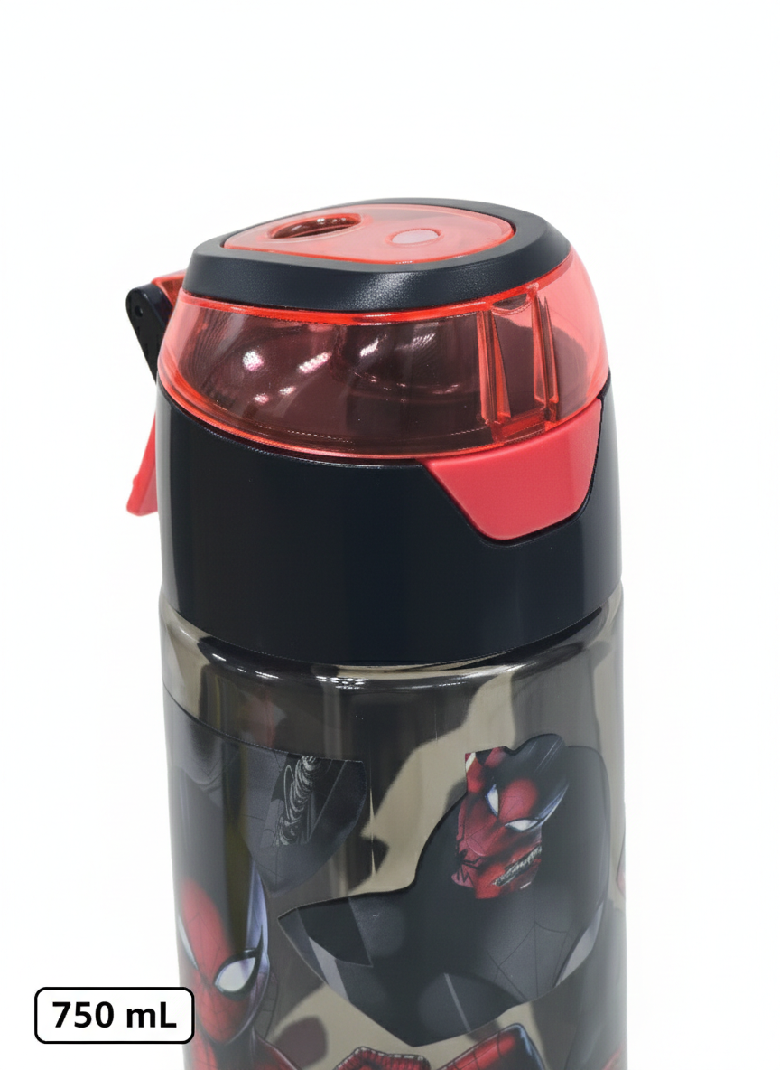 Spider-Man Kids Water Bottle – 750ml Premium Leak-Proof Sports Flask
