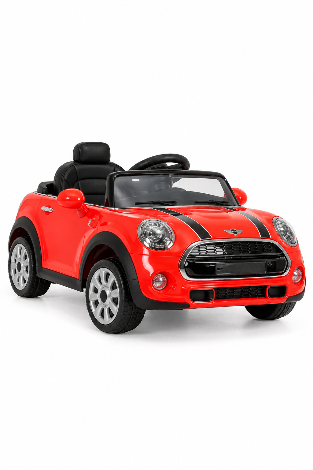 Mini Cooper White Electric Ride-On Car with Remote Control – RED Secondary image