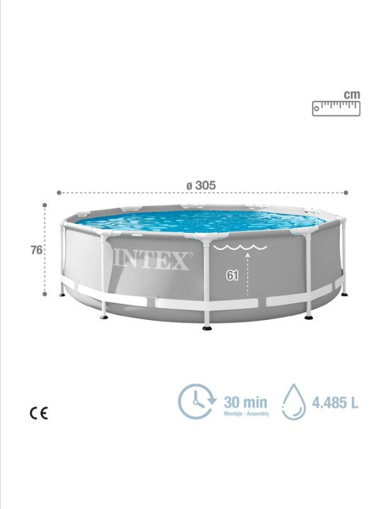 Intex Prism Frame Pool W/O Pump (305 × 76 cm) – 26700 Secondary image