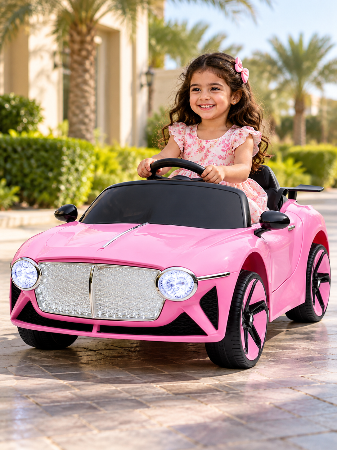 Bentley Electric Kids Ride On Car with Remote - Pink Secondary image
