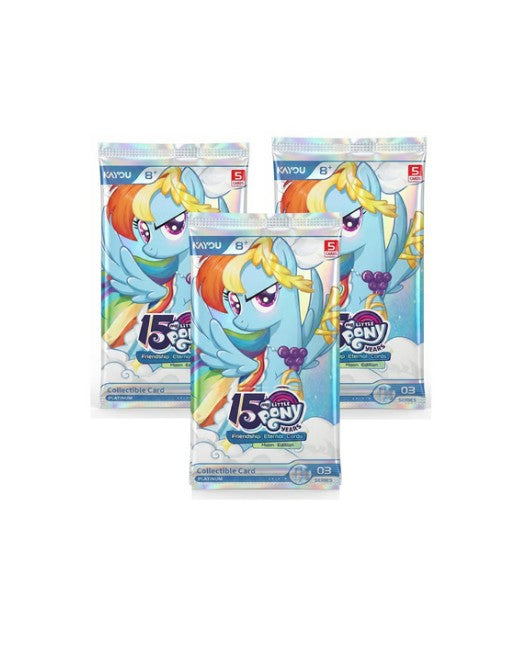 KAYOU My Little Pony Friendship Moon Edition Sea Wave 3 Box Sealed | Collectible Pony Figures | Kids Toy Set | Age 3+