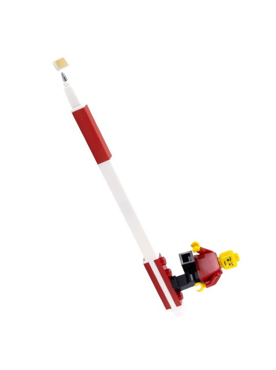 Lego IQ Pen Pal Gel Pen w/ Minifigure Red - IQ-53704 Secondary image