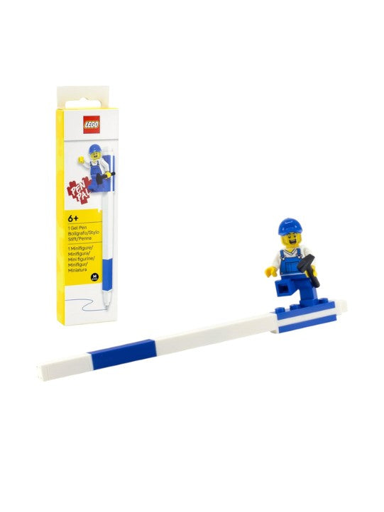Lego IQ Pen Pal Gel Pen w/ Minifigure Blue - IQ-53702 Main image
