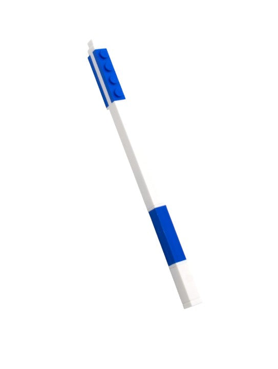 Lego IQ Pen Pal Gel Pen w/ Minifigure Blue - IQ-53702 Secondary image