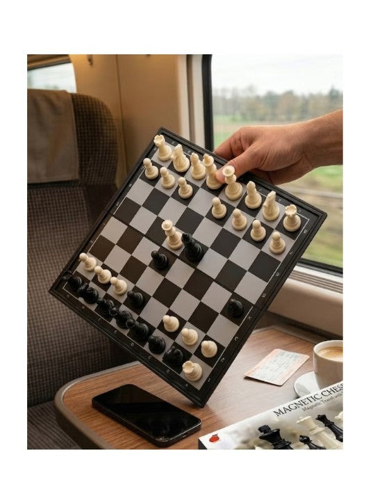 Premium Magnetic Travel Chess Set – Folding Board (36x36cm)