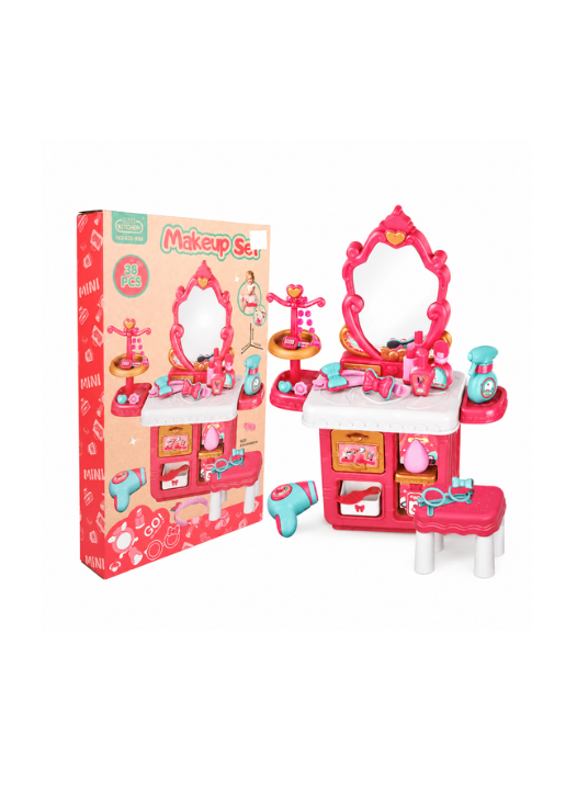 Make Up Vanity Set - 36 Pcs for Girls Age 3+ الصورة الرئيسية
