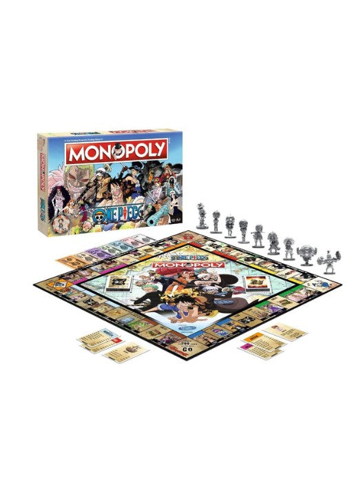 Monopoly One Piece Edition Board Game for Kids & Anime Fans – Family Strategy Game Inspired by One Piece Pirates