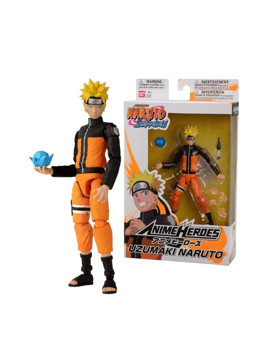Bandai Anime Heroes Naruto Uzumaki 6.5" Action Figure الصورة الرئيسية