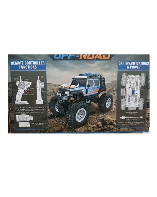 Big 4WD RC Rock Crawler Rechargeable Remote Control Off-Road Monster Truck