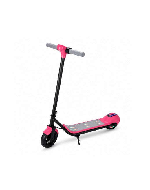 Electric Scooter Pink 24V with LED Lights & Electronic Brake