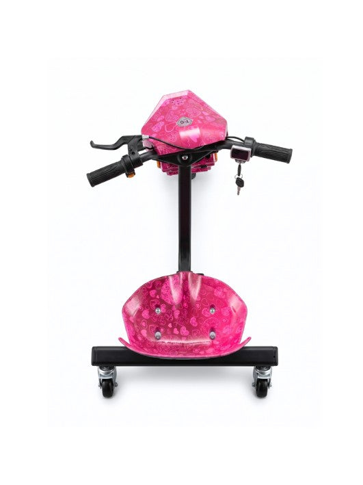 Drift Scooter Pink 36V Electric Ride-On for Kids with LED Lights & Bluetooth
