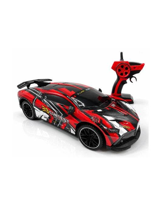 High-Speed RC Drift Car 2.4GHz Remote Control Racing Car – Red & Black الصورة الرئيسية