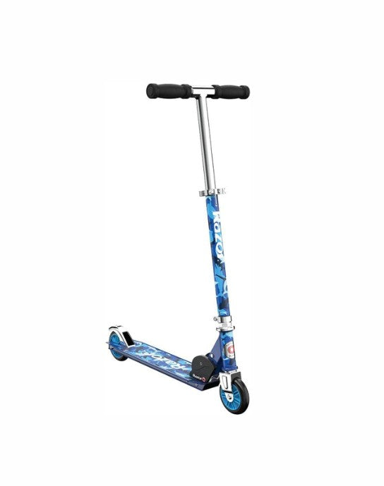 Razor A Special Edition Foldable Kick Scooter – Shark Camo Blue