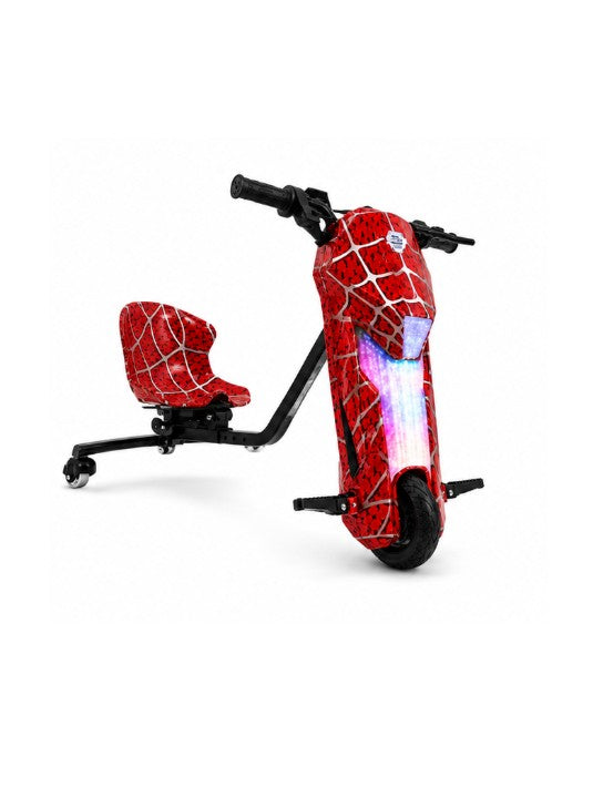 Drift Scooter Red 36V Electric Ride-On for Kids with LED Lights & Bluetooth