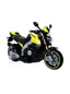 Motorbike Ride-On Leather Seat EVA Wheels White LB-90930ELWT Yellow