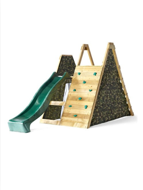 Plum Climbing Pyramid Playset with Slide and Den