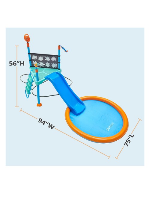 Plum Water Park Splash Station – Outdoor Water Play Set for Kids