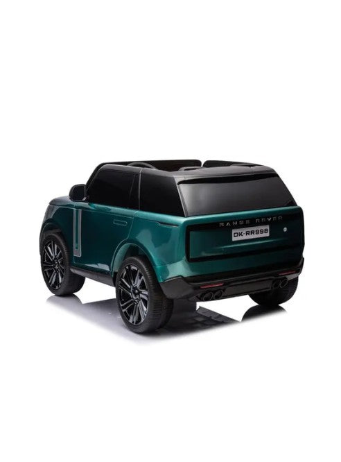 Range Rover 12V Kids Electric Ride-On SUV with Remote Control, Dual Motors, LED Lights, MP3/USB Music & Openable Doors (Ages 3+), Green