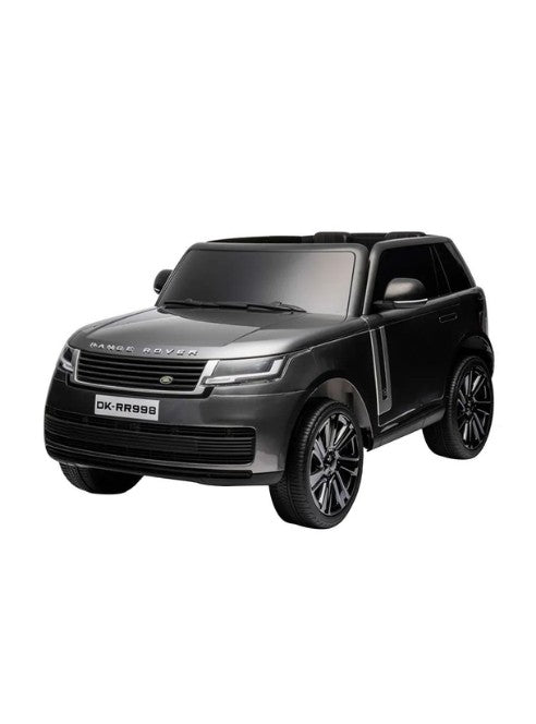 Range Rover 12V Kids Electric Ride-On SUV with Remote Control, Dual Motors, LED Lights, MP3/USB Music & Openable Doors (Ages 3+), Gray