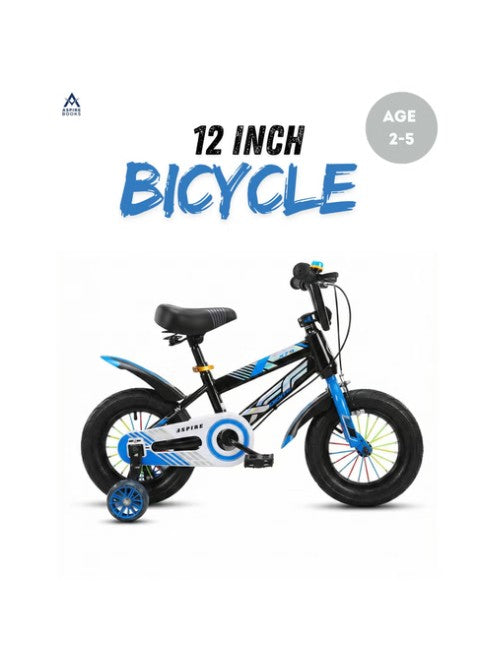 Muddyfox 12 Inch - Children's Bicycle For 2-5 Years Old for  Boys With Training Wheels, Mudguards, Adjustable Seat | Sensitive Brakes Safe and Stable