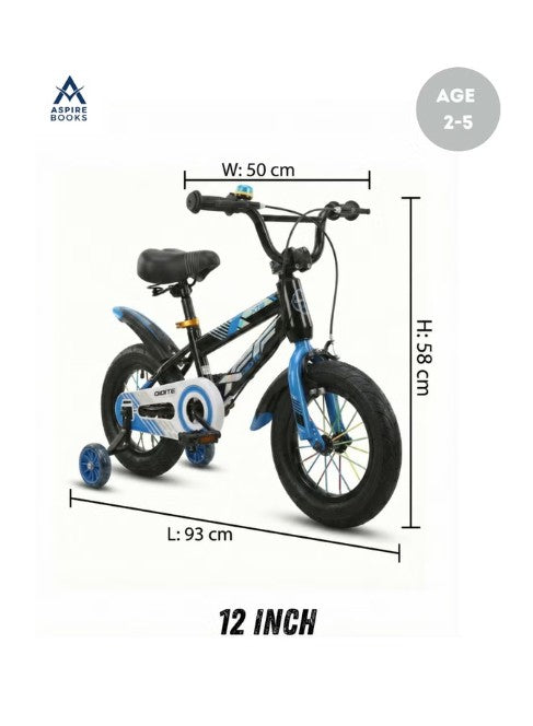 Muddyfox 12 Inch - Children's Bicycle For 2-5 Years Old for  Boys With Training Wheels, Mudguards, Adjustable Seat | Sensitive Brakes Safe and Stable