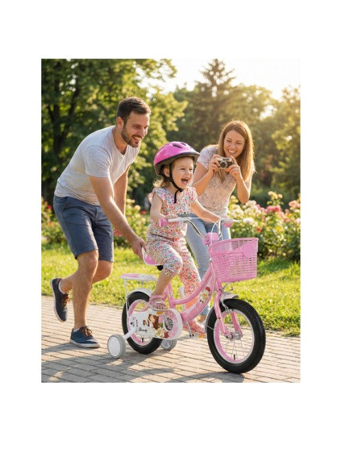 Muddy Fox 12-Inch Beauty Pink Girls Bicycle صورة ثانوية