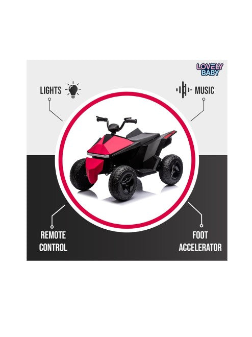 Kids ATV Electric Cyber Quad Bike, LB-686EL Red