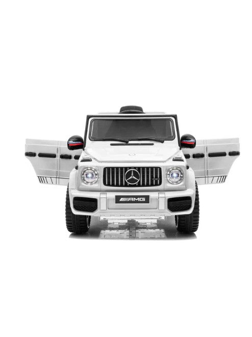 Mercedes‑Benz AMG G63 Kids Ride-On Car 12V – White | EVA Wheels & Leather Seat Secondary image