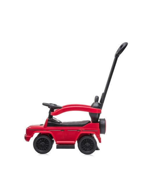 Mercedes-Benz G63 Kids Push Car with Handle & Canopy – Red