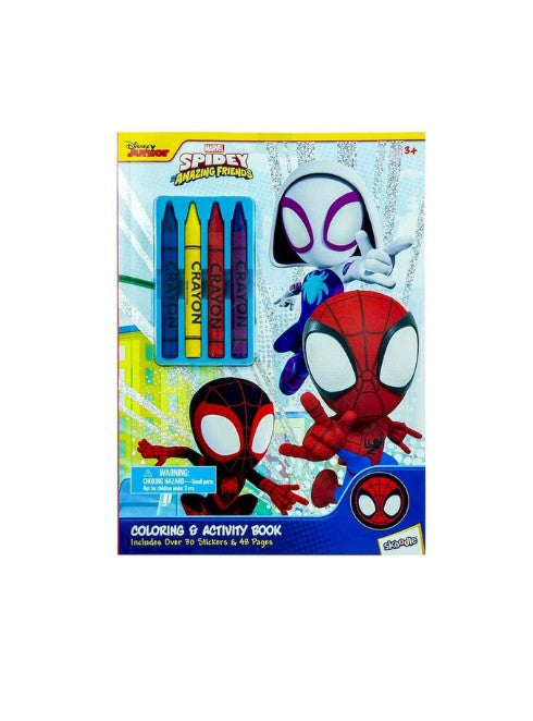 Spidey Coloring & Activity Book With Crayons