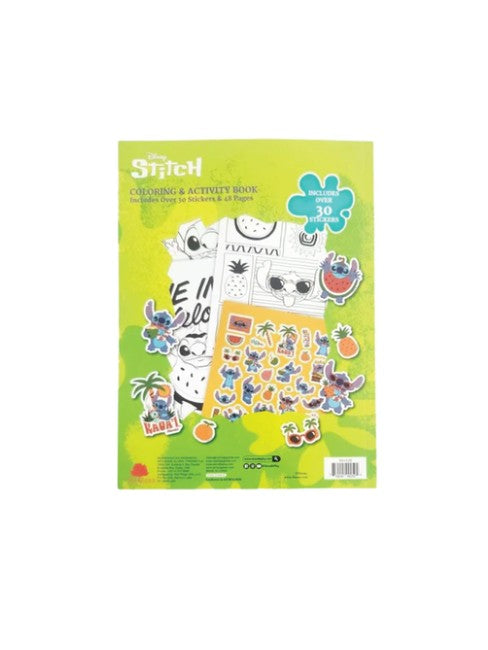 Stitch Coloring & Activity Book with Crayons