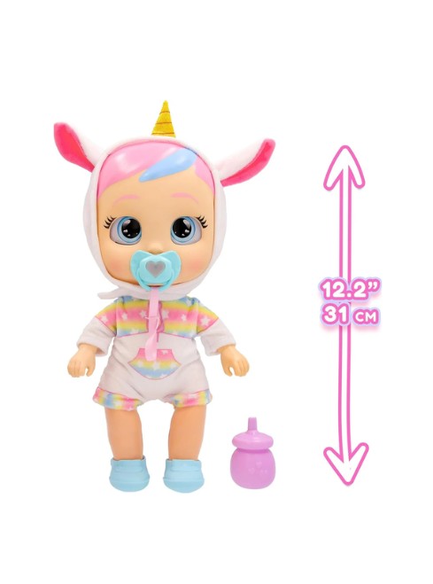 Cry Babies My First Steps - Dreamy, Doll with 10 Sounds & Reactions, With Light up Tears, Comes with Accessories, 1 Years+