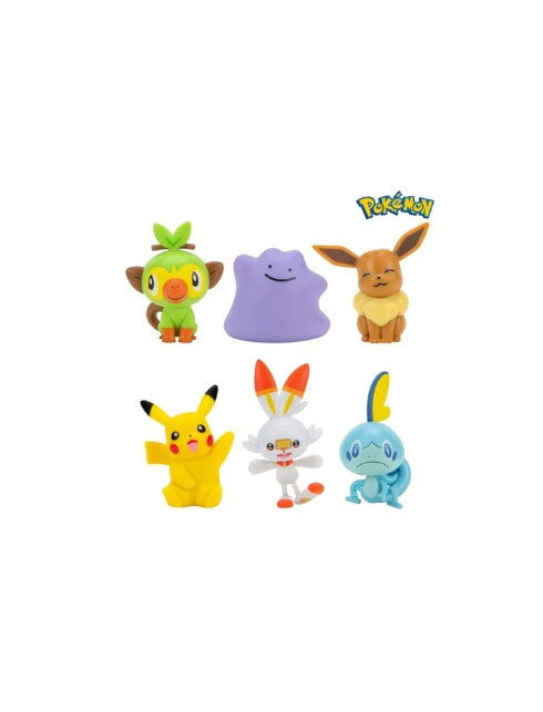 Pokémon Battle Figure Multi 6‑Pack - Assorted