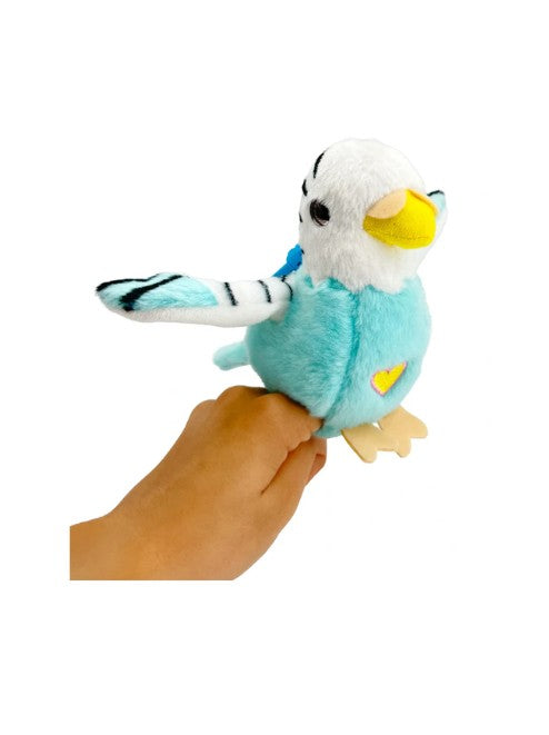 Happy Yappers Parrott Turquoise Interactive Talking & Singing Plush Bird
