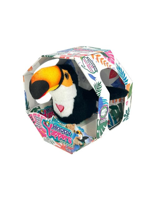 Happy Yappers Toucan Interactive Talking, Singing & Flapping Plush Bird الصورة الرئيسية