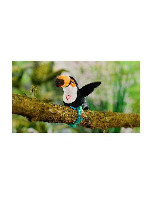 Happy Yappers Toucan Interactive Talking, Singing & Flapping Plush Bird