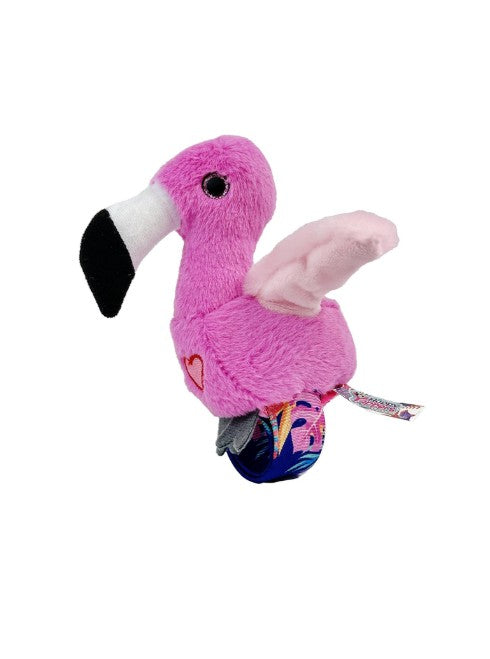 Happy Yappers Flamingo Interactive Talking, Singing & Flapping Plush Bird