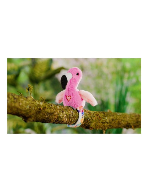 Happy Yappers Flamingo Interactive Talking, Singing & Flapping Plush Bird
