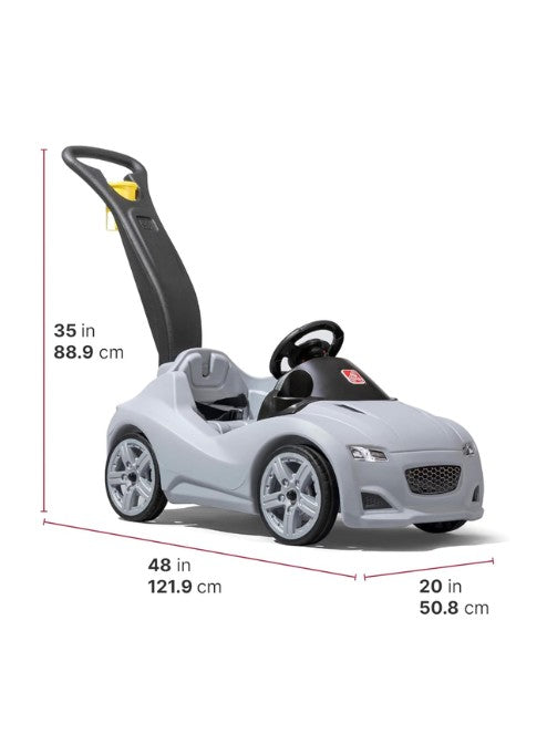 Step2 Whisper Ride Cruiser Ride-On Toy, Gray