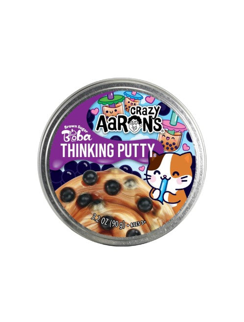 Crazy Aaron's 4” Brown Sugar Boba Thinking Putty – 90g