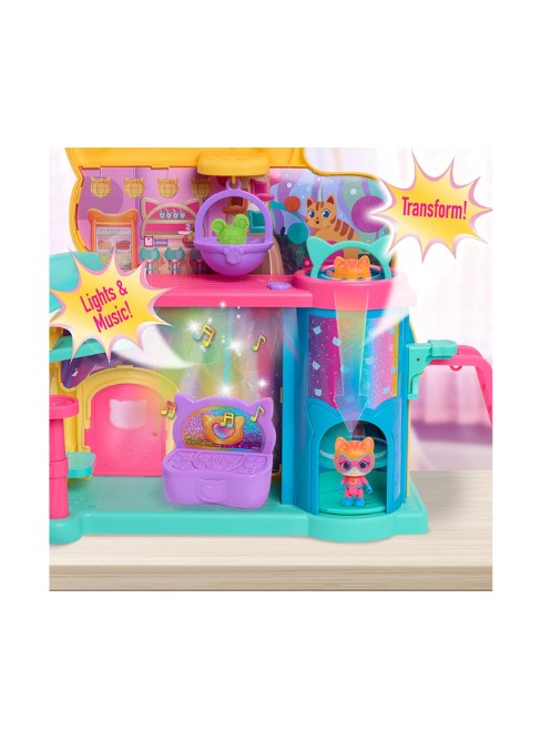 Disney Junior SuperKitties Purr N Play Playset with 2 Ginny Figures – Just Play