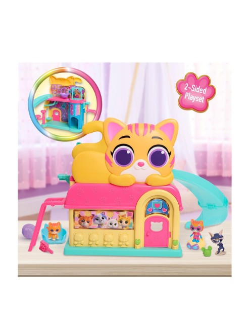 Disney Junior SuperKitties Purr N Play Playset with 2 Ginny Figures – Just Play صورة ثانوية