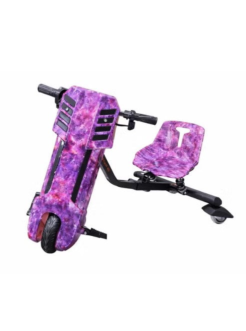 FT 36V Electric Drift Scooter Purple – 3 Wheel Ride-On with LED Lights, Bluetooth & Adjustable Speed for Kids & Teens صورة ثانوية