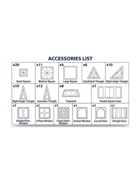 78-Piece Magnetic Building Tiles Set – 188-M42 STEM Educational Magnetic Construction Toy for Kids with Strong Magnets and Creative 3D Building Pieces