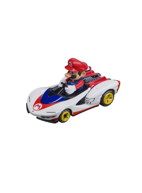 Pull N Speed Mario Kart P-Wing Twin Pack – Pull Back Racing Cars Set (Mario & Character Vehicles) 1:43 Scale Toy for Kids