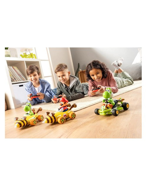 RC Mario Kart Bumble 1:18 Remote Control Car – Mario Bumble Kart RC Toy with Full Function Controls for Kids