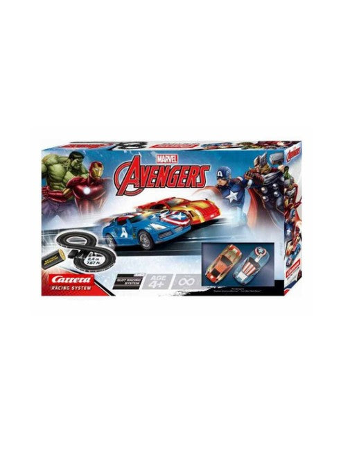 Carrera GO ! Avengers 2.4m (7.87ft) Slot Car Racing Set – 62192